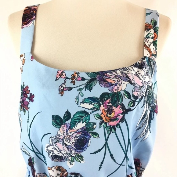 Cooper Street Botanical Asymmetrical Dress - Picture 2 of 6